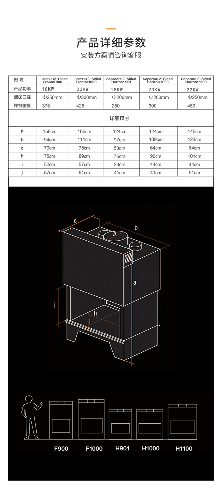 法國TOTEM雙面壁爐Central 2-Sided Frontal 900/1000.jpg